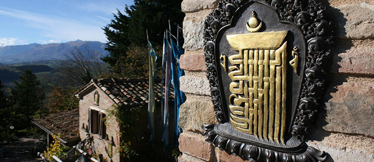 Kalacakra Temple Prayer Wheels